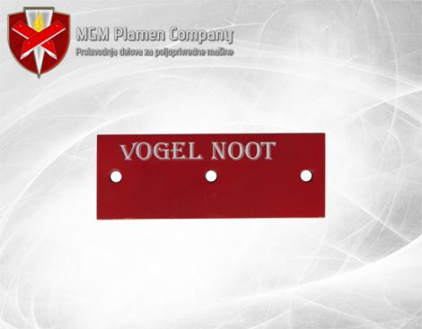 Plaz Vogel Noot original novi tip