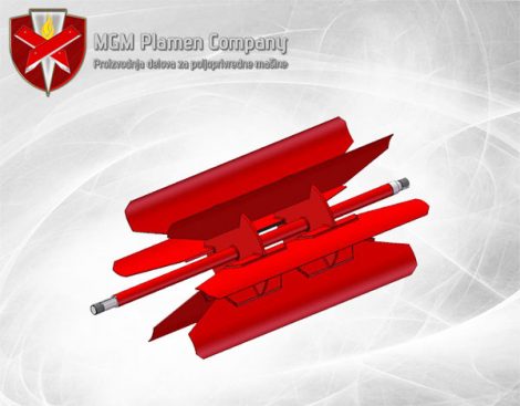 Rotor ventilatora fi29x758 222-30/01
